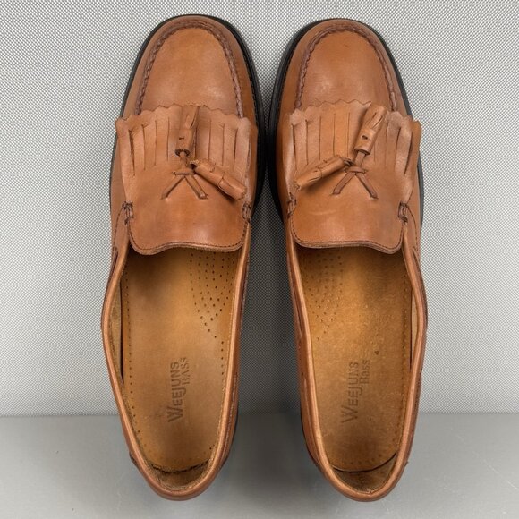 Bass Weejuns Marietta ll Tassel Loafers Leather Shoes Womens 11 M Tan 3242-261 - Picture 6 of 9